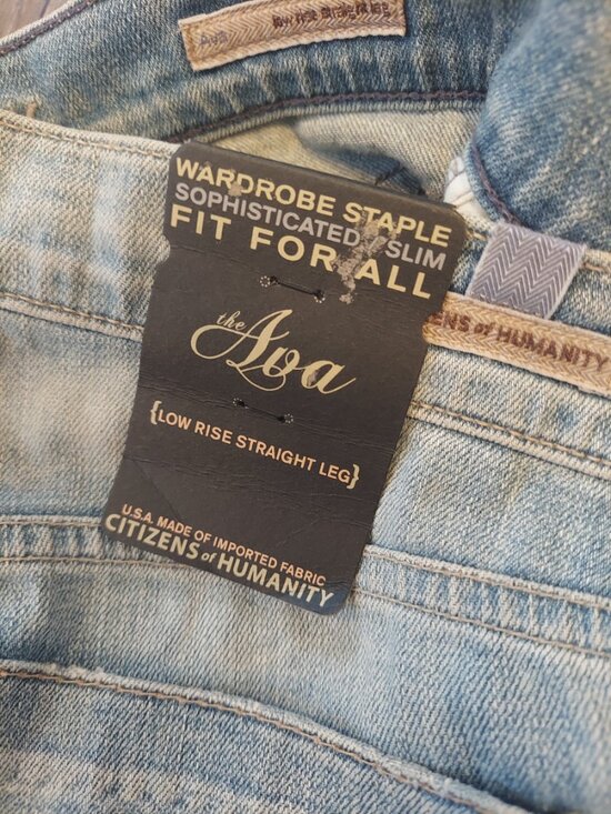 Citizens of Humanity Ava Low-Rise Straight Leg Jeans Size 28 - Picture 6 of 14
